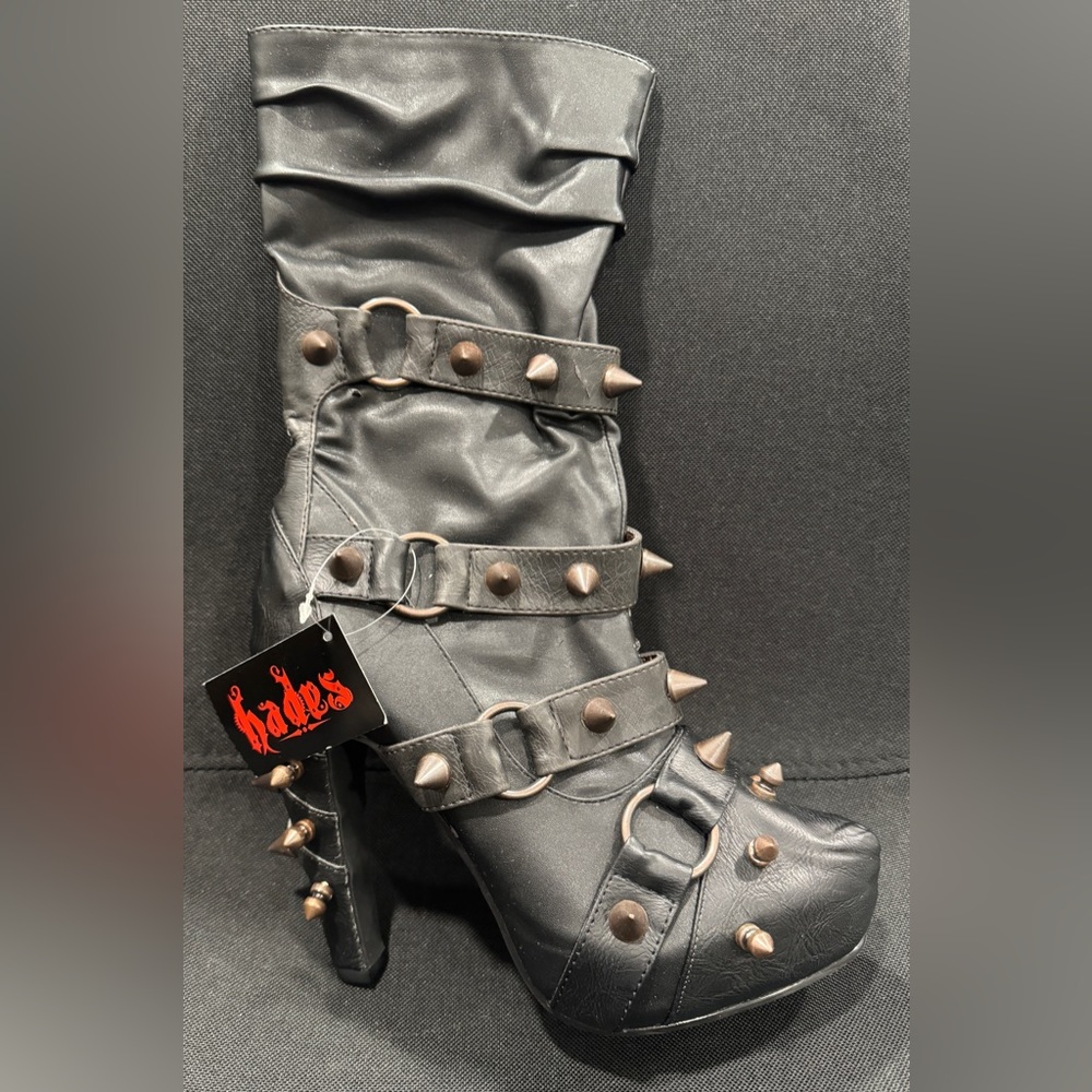 HADES spiked Boots Size 6